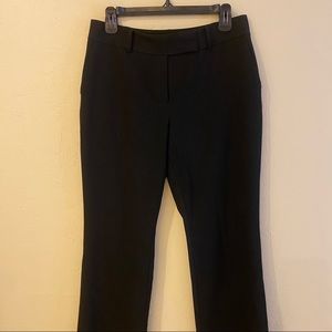 Ann Taylor Petite Curvy Cut Black Dress Pants 6P